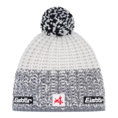 Polar Bear Hat (Pom Pom) Refocus SA - Merinomix - grey/white - 1 piece