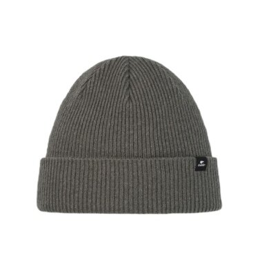 Polar Bear Beanie (Beanie) Salma 2.0 - Merinomix, Ribbed Structure - Anthracite Grey - 1 Piece