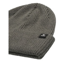 Polar Bear Beanie (Beanie) Salma 2.0 - Merinomix, Ribbed Structure - Anthracite Grey - 1 Piece