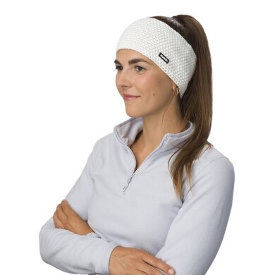 Eisbär Headband Jamies (Lined with Fleece-Merino Wool) White Women