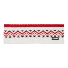 Polar Bear Headband Vincent Nordic Merinomix - white/red - 1 piece