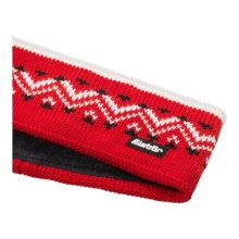 Polar Bear Headband Vincent Nordic Merinomix - red/white - 1 piece