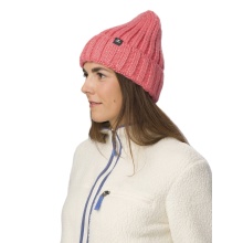 Polar Bear Winter Hat (Beanie) Alea - chunky ribbed structure - ladies pink - 1 piece