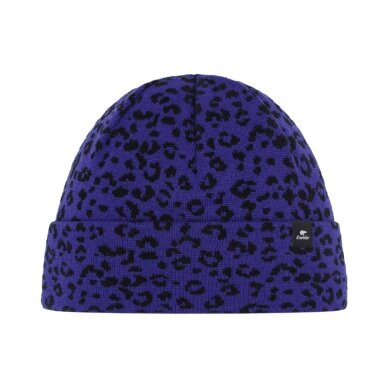 Polar Bear Winter Hat (Beanie) Banto - Ladies Violet/Black - 1 Piece