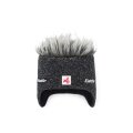 Polar Bear Winter Hat (Ear Hat) Cocker SA - graphite grey/white - 1 piece