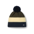 Polar Bear Winter Hat Star with Pom Pom navy blue/olive green - 1 piece