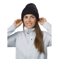 Polar Bear Winter Hat (Beanie) Alea - coarse ribbed structure - ladies black - 1 piece