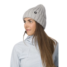 Polar Bear Winter Hat (Beanie) Alea - coarse ribbed structure - ladies light grey - 1 piece