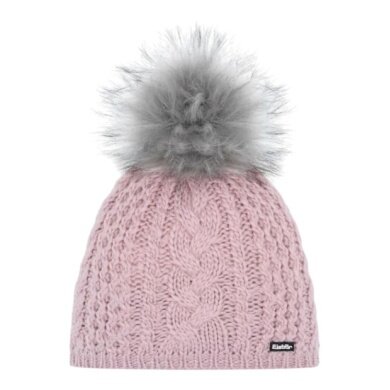 Polar Bear Knitted Hat (Pom Pom) Afra Lux - pink