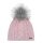 Polar Bear Knitted Hat (Pom Pom) Afra Lux - pink