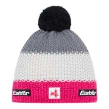 Polar Bear Winter Hat (Pom Pom) Star SA Kids - pink/white/grey - 1 piece