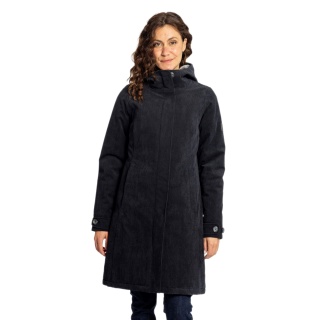 Elkline Winter Coat Glasgow Cord (windproof, waterproof, warm) black ladies