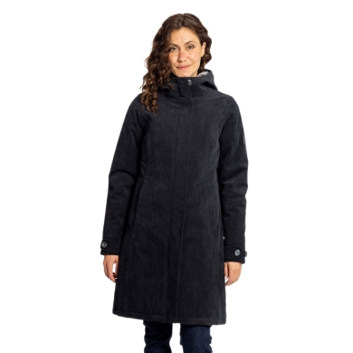 Elkline Winter Coat Glasgow Cord (windproof, waterproof, warm) black ladies