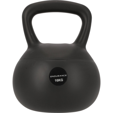 Endurance Ball Dumbbell Silicone Kettlebell black 16kg - 1 piece -