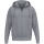 Erima Hooded Sweatshirt TS Hoodie Full Zip (Mixed Fabric) Light Grey Men's