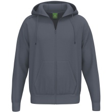 Erima Hooded Sweatshirt TS Hoodie Full Zip (Mixed Fabric) Dark Grey Men's