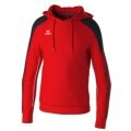Erima Hoodie Evo Star (100% Polyester) red/black Children