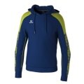 Erima Hoodie Evo Star (100% Polyester) navy blue/lime green Men's