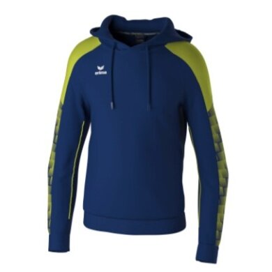 Erima Hooded Sweatshirt Evo Star (100% Polyester) navy blue/lime green Kids