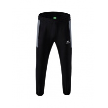 Erima Presentation Pants Team (100% Polyester, light, modern slim fit) long black/grey Boys