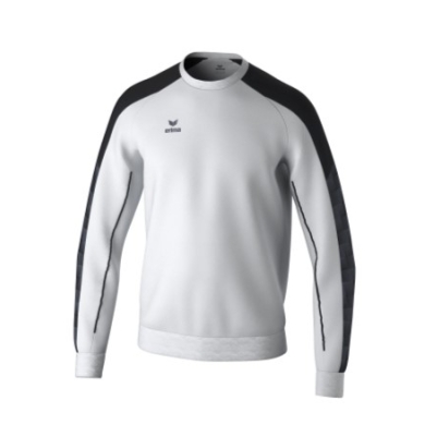 Erima Pullover Evo Star Sweatshirt (high wearing comfort) white/black Kids