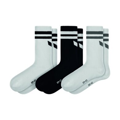 Erima Sports Socks Wings (Cotton) assorted grey/black/white - 3 pairs
