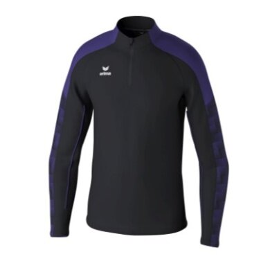 Erima Sport Long Sleeve Shirt Evo Star Training Top (100% recycled Polyester) black/purple Kids
