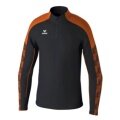 Erima Sport Long Sleeve Shirt Evo Star Training Top (100% recycled Polyester) black/orange Kids
