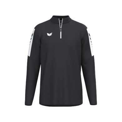 Erima Sport Long Sleeve Shirt Intro Training Top (Half-Zip, durable functional material) black men's