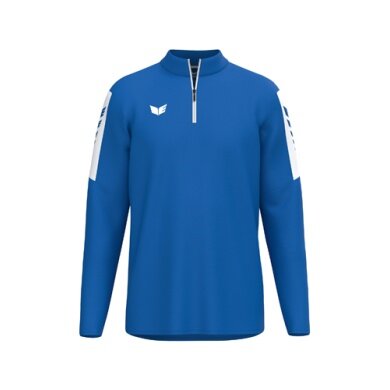 Erima Sport Long Sleeve Shirt Intro Training Top (Half-Zip, durable functional material) royal blue Men's