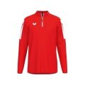 Erima Sport Long Sleeve Shirt Intro Training Top (Half-Zip, durable functional material) red boys