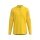 Erima Sport Long Sleeve Shirt Intro Training Top (Half-Zip, durable functional material) yellow men's
