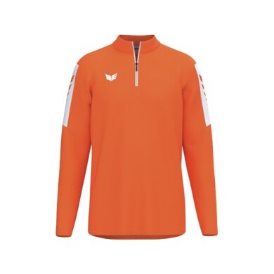 Erima Sport Long Sleeve Shirt Intro Training Top (Half-Zip, durable functional material) orange men's