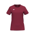 Erima Sport Shirt Intro Function (100% recycled polyester, lightweight, quick-drying) burgundy ladies
