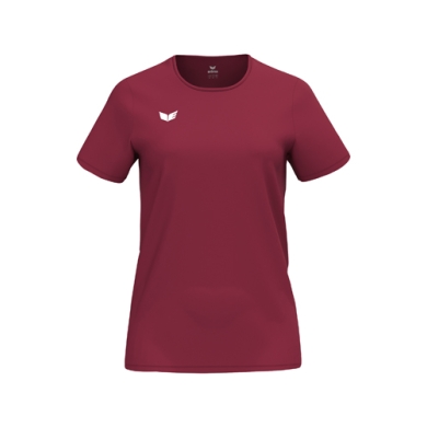 Erima Sport Shirt Intro Function (100% recycled polyester, lightweight, quick-drying) burgundy ladies