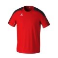 Erima Sport T-shirt Evo Star (100% recycled Polyester, lightweight) red/black children