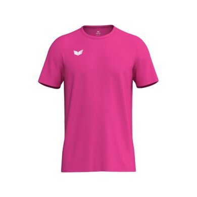 Erima Sport T-shirt Intro Function (100% recycled polyester, lightweight, quick-drying) pink men's