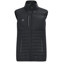 Erima Padded Gilet CMPT (Stand-up Collar, Lightweight) Black Men's