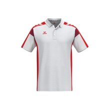 Erima Tennis Polo Celebrate 125 Function (100% recycled polyester, quick-drying) white/red men's