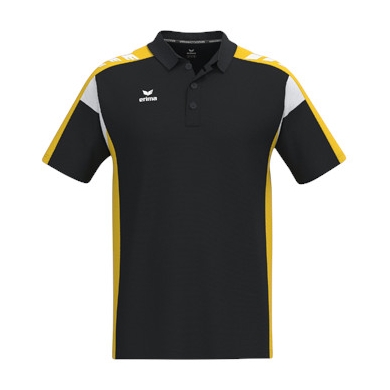 Erima Tennis Polo Celebrate 125 Function (100% recycled polyester, quick-drying) black/yellow men's