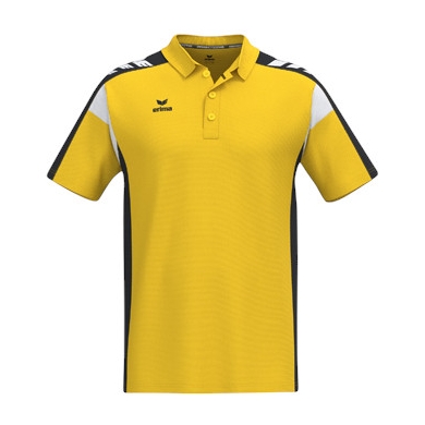 Erima Tennis Polo Celebrate 125 Function (100% recycled polyester, quick-drying) yellow/black men's