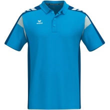 Erima Tennis Polo Celebrate 125 Function (100% recycled polyester, quick-drying) curacao blue men's