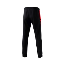 Erima Training Pants Six Wings Worker long (100% Polyester, sporty fit) black/red Men