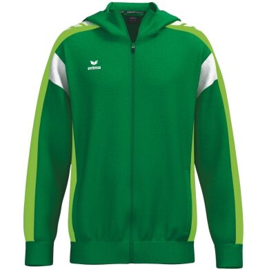 Erima Celebrate 125 Training Jacket with Hood (breathable, 100% polyester) dark green children