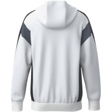 Erima Celebrate 125 Training Jacket with Hood (breathable, 100% polyester) white/black men's