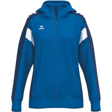 Erima Celebrate 125 Training Jacket with Hood (breathable, 100% polyester) royal blue Ladies