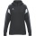 Erima Celebrate 125 Training Jacket with Hood (breathable, 100% polyester) black/grey ladies