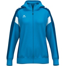 Erima Celebrate 125 Training Jacket with Hood (breathable, 100% polyester) royal blue Ladies