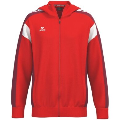 Erima Celebrate 125 Training Jacket with Hood (breathable, 100% Polyester) red Children