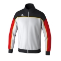Erima Training Jacket Change (recycled Polyester, high wearing comfort) white/black/red boys